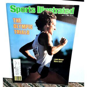 Sports Illustrated July 7 1980 Vintage Magazine Steve Scott Olympics